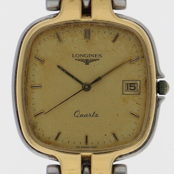 LONGINES 7066 gold SS/Gold Plated QZ - Picture 1 of 6